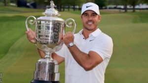 US PGA Championship 2023: Brooks Koepka beats Scottie Scheffler and Viktor Hovland at Oak Hill